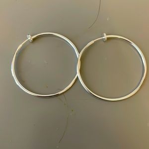 Clip on earrings hoops